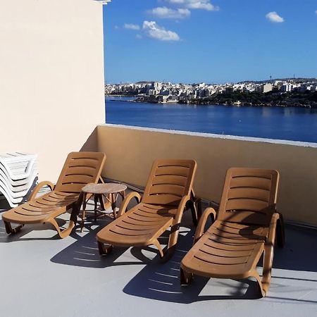 Bayview 2 Bedroom Seaview Apartment With Large Terrace With Panoramic Views - By Getawaysmalta St. Paul's Bay Dış mekan fotoğraf
