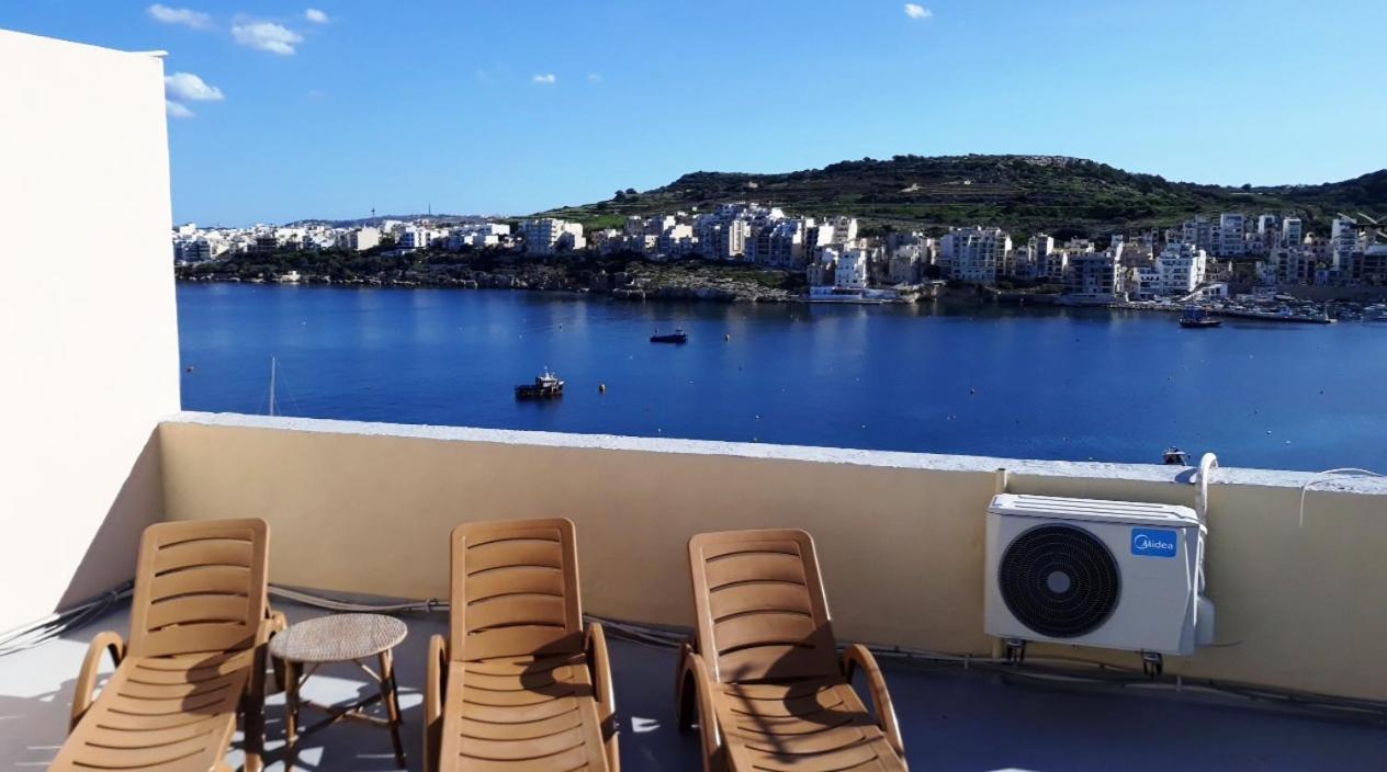 Bayview 2 Bedroom Seaview Apartment With Large Terrace With Panoramic Views - By Getawaysmalta St. Paul's Bay Dış mekan fotoğraf