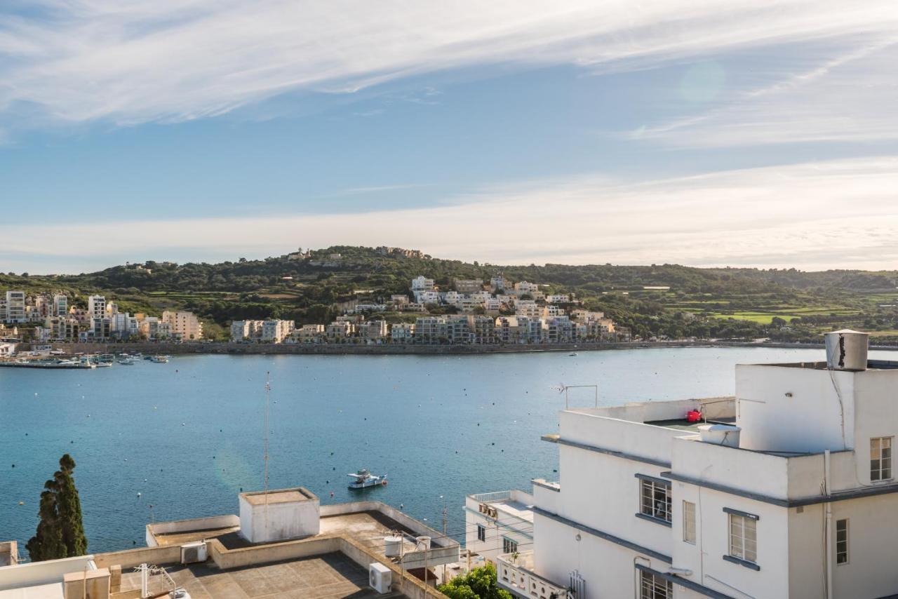 Bayview 2 Bedroom Seaview Apartment With Large Terrace With Panoramic Views - By Getawaysmalta St. Paul's Bay Dış mekan fotoğraf